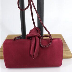 Vintage 1980s silk crossbody purse